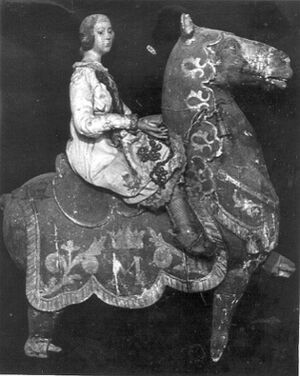Karussellfigur aus dem Museum Beeskow