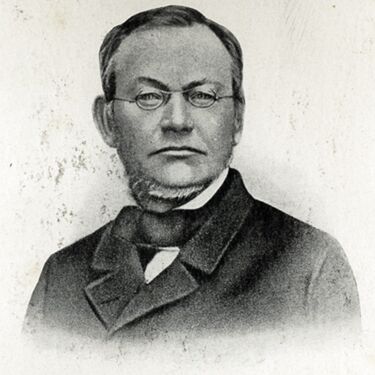 Porträt von Ernst Hauschild (1808-1866)