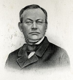 Porträt von Ernst Hauschild (1808-1866)