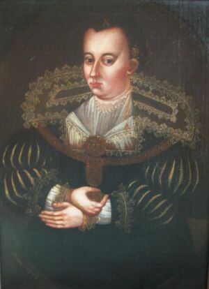 Herzogin Elisabeth von Sachsen (um 1577); Sammlung des Museums Schloss Wilhelmsburg Schmalkalden, D IV a 1307.