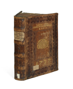 Lösniger Gerichtshandelsbuch 1737