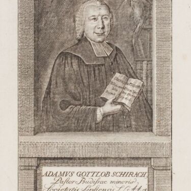 Portrait von Adam Gottlob Schirach (1724–1773)