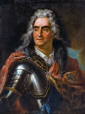 Porträt von August dem Starken (1670-1733)